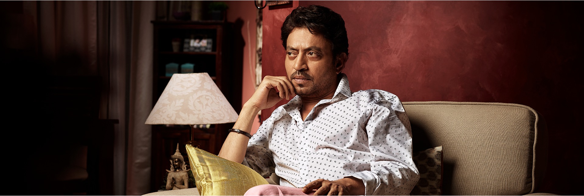 Syska brand ambassador seated at home